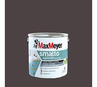 Maxmeyer Smalto All'Acqua Poliuretanico Satinato Marrone 2 L