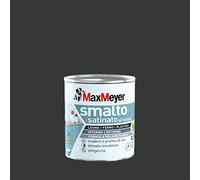 Maxmeyer Smalto All'Acqua Poliuretanico Satinato Nero 0,125 L