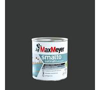 Maxmeyer Smalto All'Acqua Poliuretanico Satinato Nero 0,75 L
