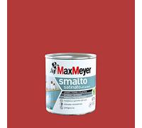 Maxmeyer Smalto All'Acqua Poliuretanico Satinato Rosso Ciliegia 0,75 L