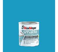 Maxmeyer Smalto All'Acqua Poliuretanico Satinato Turchese 0,125 L