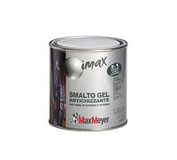 MAXMEYER Smalto ferro antiruggine a Solvente Antichizzante GRIGIO GRANA FINE 0,5 L