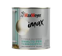 MaxMeyer Smalto satinato all'acqua per termosifoni Termosifoni BIANCO PANNA 0,5 L