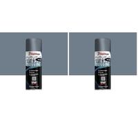 MAXMEYER Spray Antiruggine Brillante R7040 Grigio 0.400L (Confezione da 2)