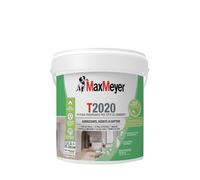 MaxMeyer T2020 BMB Idropittura Igienizzante, Pittura Murale per Interni Batteriostatica e Traspirante, Finitura Opaca, Bianco, 4 Litri