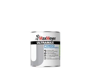 MaxMeyer ULTRAMAX Fondo Multisupporto, Protezione Anticorrosiva, Ottima Copertura Senza Formaldeide, Bianco, 0,75 Litri
