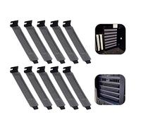 Maxmoral 10pcs ventilato PCI Slot Cover Deflettore di ventilazione PC Computer Case Ventola di Raffreddamento Filtro Polvere Piastra di chiusura