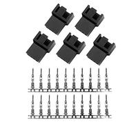 Maxmoral 5 PZ PWM Guscio di Plastica Computer Case Ventola di Raffreddamento Maschio Spina Interfaccia 4 pin PC Fan Connector Kit