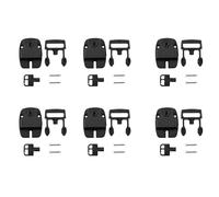 Maxmoral 6 pezzi nero 36 mm dimensioni vasca idromassaggio spa copertura serratura con chiave clip centrale rilascio clip di ricambio kit con 6 chiavi e 12 viti