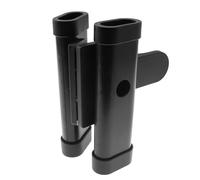 Maxmoral Supporto per bacchette in alluminio a sgancio rapido con angolo regolabile per percussioni, custodia per bacchette portatile, può contenere 2 paia di bacchette per batteria con clip