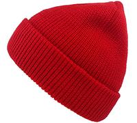 MaxNova Cappelli Slouchy Beanie Cappelli Invernali Lavorati a Maglia Morbido Caldo Cappello da Sci Unisex, Rosso, Taglia Unica