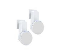 Maxonar Pop - Supporto da parete per altoparlante, montaggio a parete, senza viti e trapano, cavo nascosto, compatibile con Google Nest, colore: bianco