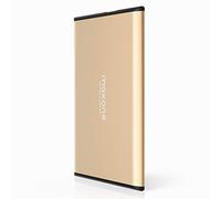 Maxone 1TB Ultrasottile Hard Disk Esterno Portatile da 2,5" USB3.0 HDD Storage per PC, Mac, Desktop, Laptop, MacBook, Chromebook, Xbox One, Xbox 360, PS4 PRO, PS4 Slim (1000GB, D'oro)