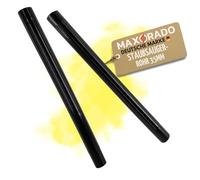 Maxorado Tubo per aspirapolvere, 35 mm, 2 x 50 cm, tubo NW 35, per Kärcher A K WD2 WD3 WD4 WD5 WD6, prolunga tubo di aspirazione, in plastica, DN35