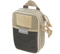 Maxpedition Double-Decker Pocket Organizer (5” X 2.5” X 7”) edc, Tactical Tool Pouch Organization, Molle Accessories for Everyday Carry, Custodia Unisex, Cachi, Standard
