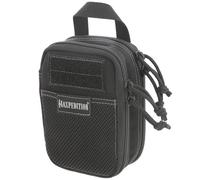 MAXPEDITION Mini organizer tascabile a due piani (10,2 x 6,3 x 15,2 cm) compatibile con MOLLE, borsa tattica per attrezzi da trasporto quotidiano (nero) 0258B