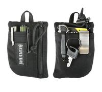 MAXPEDITION Platy - Organizer da tasca frontale, resistente, per uomini, con cordino in paracord, può contenere torce, multistrumenti, penne, quaderni (nero, 8,9 x 12,7 cm)