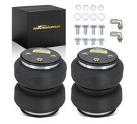 maXpeedingrods 2PCS Universal Air Spring Ride Bag 2500 Lbs w/Internal Jounce Bumper per Ford F-150/F-250/F-350/F-450 per GM Silverado Sierra 1500