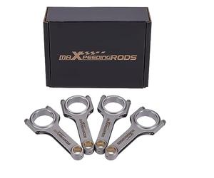 maXpeedingrods 4 pezzi 128.5mm Bielle H-fascio Connecting Rods Forgiato per Fiat Punto GT 1.4 1.6 Turbo MK1 176 1993-1999 + ARP 3/8" 2000 Bulloni [EU STOCK]