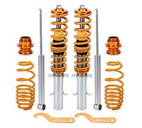 maXpeedingrods 4X Kit Coilovers Assettata Ammortizzatori Coilover Sospensioni Altezza Regolabile per Volkswagen Golf 4 per Seat Leon per New Beetle