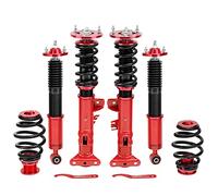 maXpeedingrods Ammortizzatore per BMW E36 Serie 3 316i 318i Sospensione Auto Coilover Kit di 4, Ammortizzatore a Molla Puntone 1991-1998 - Rosso