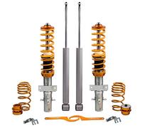 maXpeedingrods Ammortizzatori Per Polo 6R 1.4 TDI 1.6 TDI Regolabili Sospensioni Coilovers