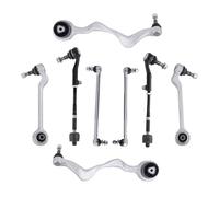 maXpeedingrods Braccio di Controllo assale Anteriore 8 Pezzi per BMW Serie 1 Serie 3 E81 E82 E87 E88 E90 E91 E92 E93 Braccio di Controllo Barra stabilizzatrice Anteriore