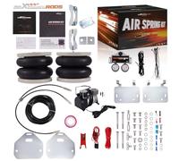 maXpeedingrods Kit sospensioni pneumatiche per Nissan Interstar X70, Opel Movano X70, Renault Master X70 1998-2010, 2 soffietto + compressore + manometro, 4000 kg 12 V