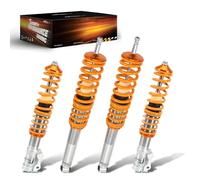 maXpeedingrods Set di 4 confezioni di Coilover Combinate Filettate Kit di Molle Ammortizzatori Sospensione Altezza Regolabile per VW Golf Mk2, Golf Mk3, Jetta Mk2, Jetta/Vento Mk3, Corrado 1989-1995