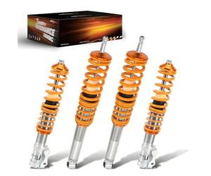 maXpeedingrods Set di 4 confezioni di Coilover Combinate Filettate Kit di Molle Ammortizzatori Sospensione Altezza Regolabile per VW Golf Mk2, Golf Mk3, Jetta Mk2, Jetta/Vento Mk3, Corrado 1989-1995