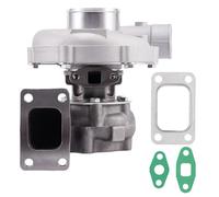 maXpeedingrods Turbocompressore universale T3 T4 T04E .63 A/R .50 A/R 1.5-2.5L 400PS universale 4/6 cilindri raffreddati a olio Journal Bearing