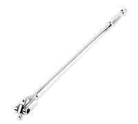 MaxPower 24"/60 cm Chiave a Bussola Manico Articolato con Doppia Testa Flessibile Rotante da 1/2"/1.27 cm e 3/8"/0.86 cm Breaker Bar Sbarra per Ruote Auto