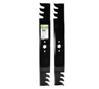 MaxPower Set di 2 lame per pacciamatura 561544XB per MTD, Cub Cadet, Troy-Bilt Nero