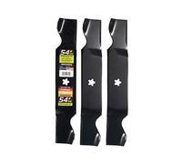 MaxPower 561738B Set di 3 lame per tosaerba 54' Cut Craftsman, Husqvarna, Pou...