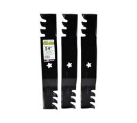 Maxpower 561738XB - Set per pacciamatura Commerciale a 3 Lame per tagliatori da 137,2 cm, Husqvarna, Poulan s 532187255, 187254, 187255, 187256, sostituisce OEM n. 32187255, 532187256, Nero