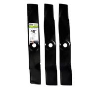 MAXPOWER 561814 - Set a 3 lame per taglio da 48", John Deere sostituisce M127500, M145476