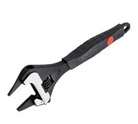 MAXPOWER Chiave regolabile da 20,3 cm, con impugnatura morbida, ampia apertura a ganasca, marcata SAE e scala metrica, impugnatura ergonomica