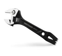 MaxPower Chiave Regolabile da 300 mm, Chiave Rullino 3 in 1 Cr-V con Testa a Martello e Leva con Funzione di Estrazione dei Chiodi