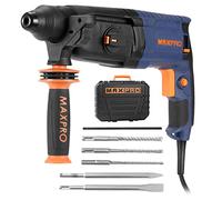 MAXPRO Martello Perforatore SDS-Plus 800W, 6 Velocità Variabili con 4 Funzioni, Capacità di foratura: calcestruzzo (26MM), metallo (13MM), legno (30MM)