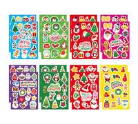 MAXQUU 226 Adesivi di Natale per Regali, Decorazioni Natalizie, Bambini, Imballaggi e Buste