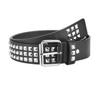 MAXQUU Cintura Unisex Adulto con Borchie Bullet, Accessori Gotici e Punk, Regolabile, 115 cm, Nero