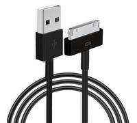 MaxRenard Cavo di ricarica per iPod, da USB a 30 pin, per ricarica e sincronizzazione dati, compatibile con iPhone 4/4S/3G/3GS, iPad 1, 2, 3, iPod Touch/Classic/Nano (nero)