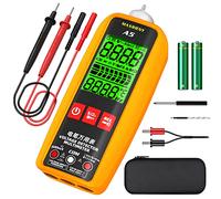 MAXRIENY Multimetro Digitale Intelligente Tester di Ampere Elettrici 6000 Conteggi Voltmetro Amperometro VFC Capacità Diodo Temperatura Corrente Resistenza Frequenza Continuità Tester di tensione