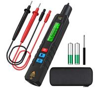 MAXRIENY Tester di tensione Display a 3 risultati rilevatore di tensione con Termometro a infrarossi e Multimetro VFC per Auto HVAC Automotive Industria Cuoco