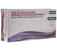 Maxsafe Nitryl Gloves Size M Black 100 Pz