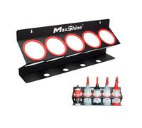 Maxshine Portabottiglie dettagliato - Può contenere fino a 5 spruzzatori (16/32oz) con 4 piccoli fori - organizzatore, design robusto, semplice e leggero, facile montaggio a parete - accessori e
