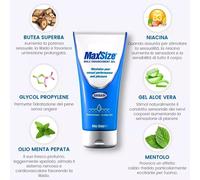 MAXSIZE GEL ALLUNGAMENTO-INGRANDIMENTO PENE.POTENZA EREZIONI/PRESTAZIONI+REGALO