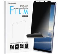Maxsoco Pellicola protettiva per Galaxy S8 a 2 vie, anti spia, antigraffio, copertura adesiva completa, senza bolle, 3D Curve Edge Fit Soft Film [NON vetro] per Samsung Galaxy S8 (nero)