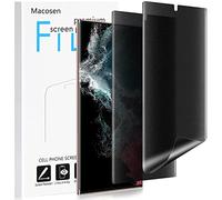 Maxsoco - Pellicola protettiva per schermo ultra opaca per Samsung Galaxy S22 Ultra (non in vetro), protezione anti-spia anti-riflesso per Samsung Galaxy S22 Ultra 5G (6,8 pollici)