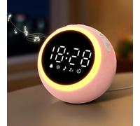Maxstar Sveglia Digitale Intelligente con 25 Suoni Rilassanti, Luci Notturna,Snooze,Timer,Volume e Luminosità Regolabili - Sveglia da Comodino per Bambini,Adulti (Macchina Rumore Bianco per Dormire)